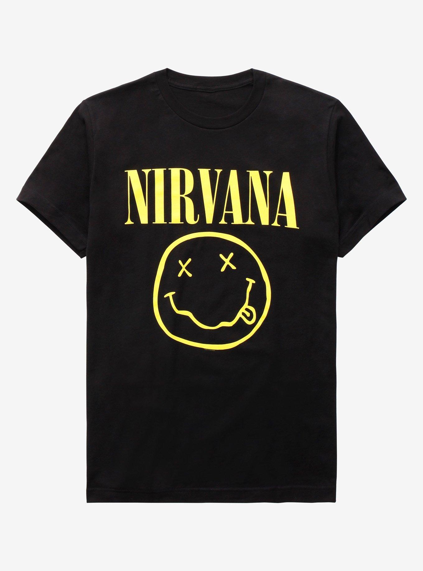 svælg tromme Brise Nirvana Smile T-Shirt | Hot Topic