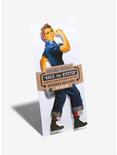 Rosie The Riveter Customizable Greeting Card With Stickers, , hi-res