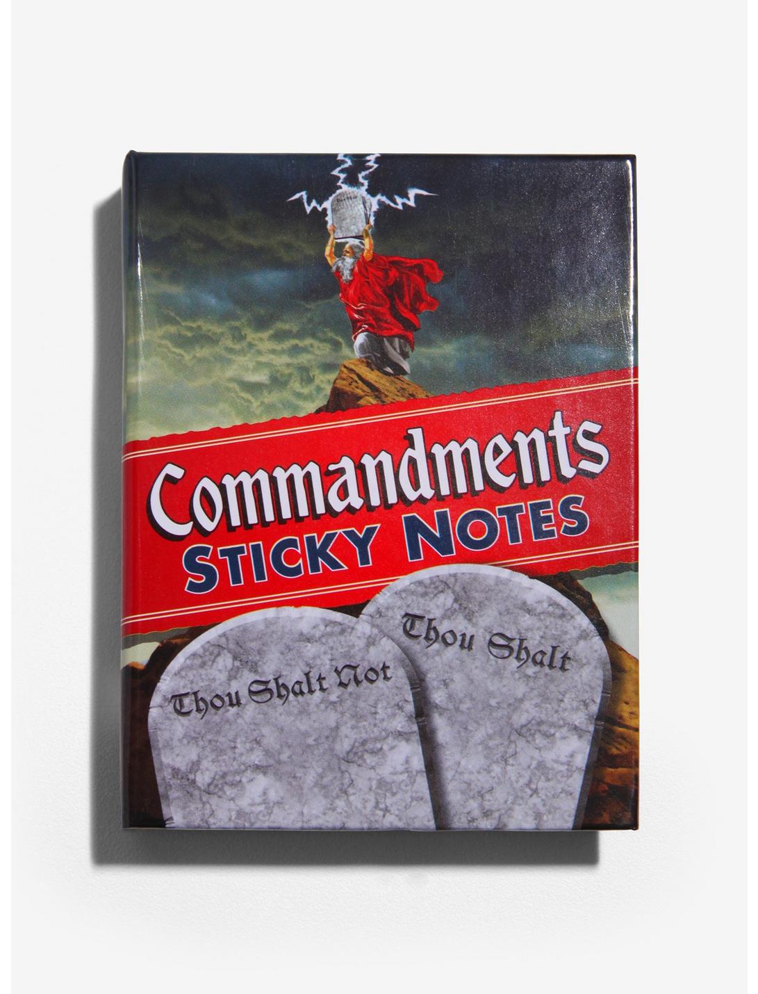 Commandments Sticky Notes, , hi-res