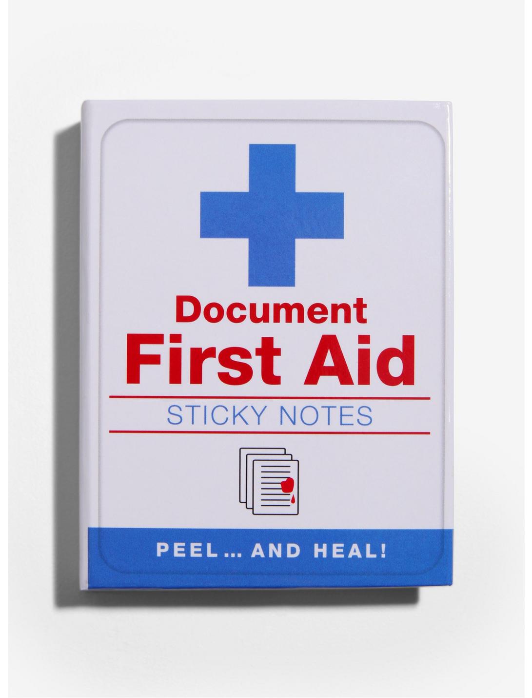 First Aid Sticky Notes, , hi-res