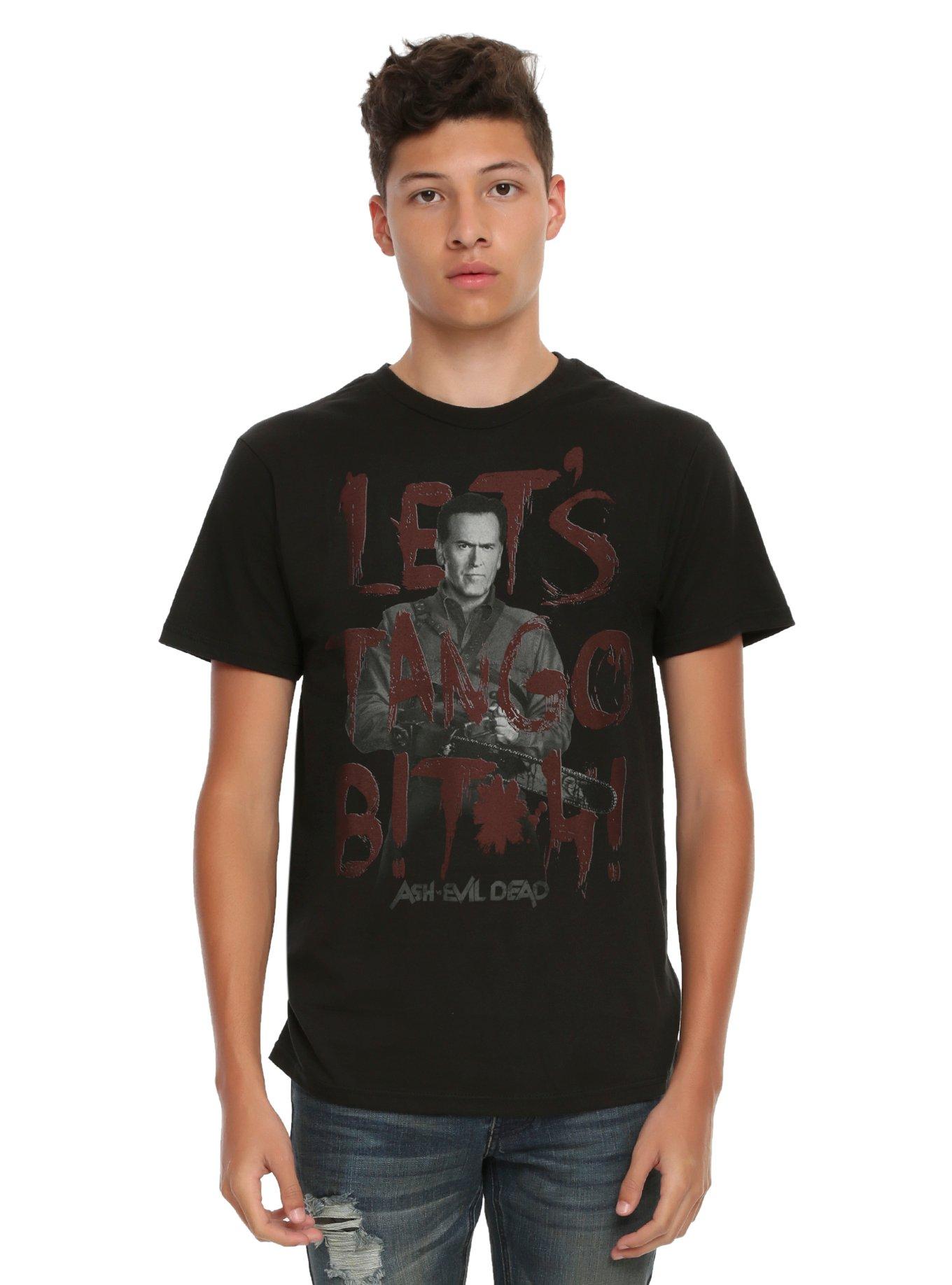 Ash Vs Evil Dead Let's Tango T-Shirt, BLACK, hi-res