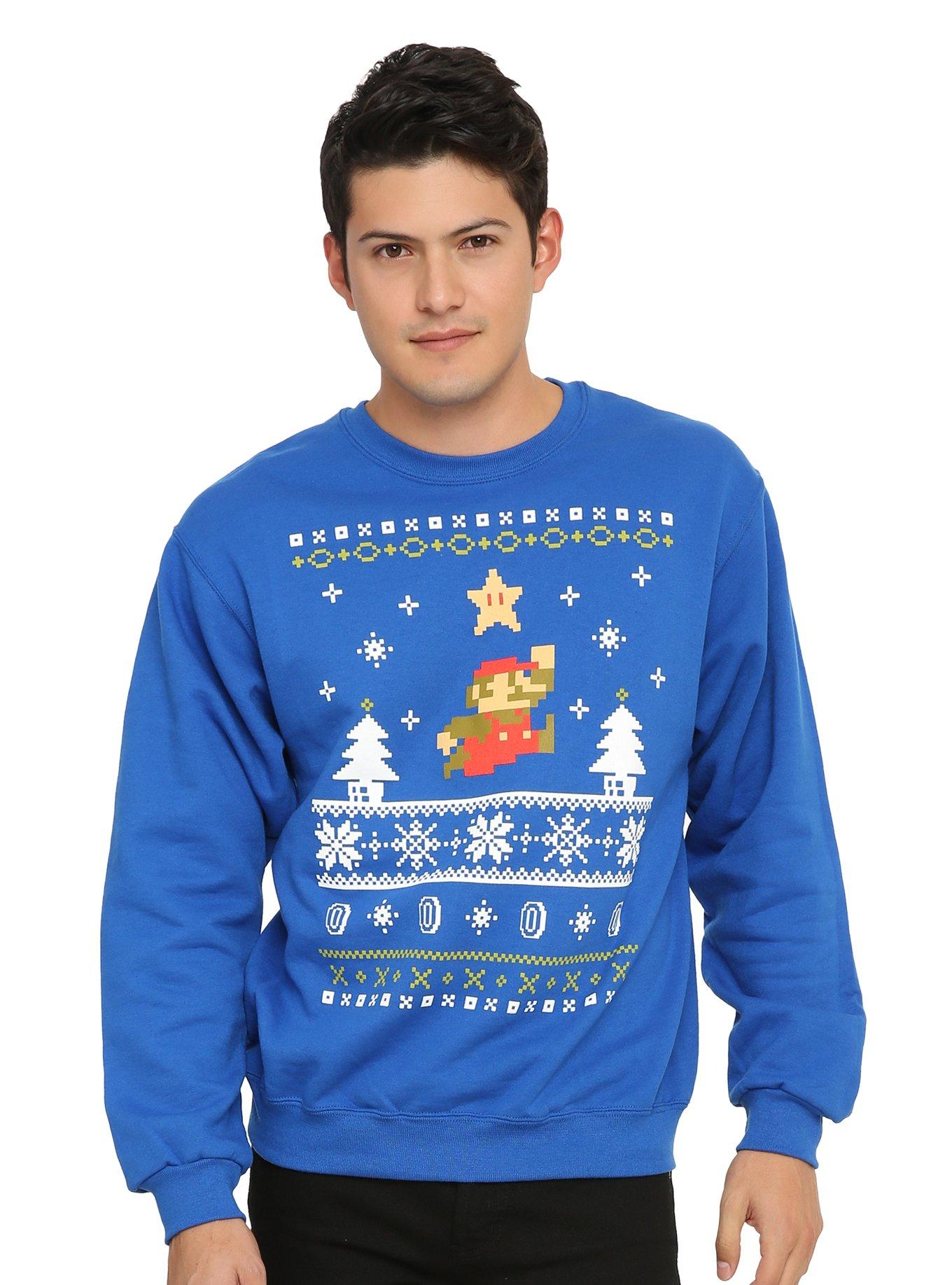 Super Mario Bros. Mario Holiday Sweater Sweatshirt | Hot Topic