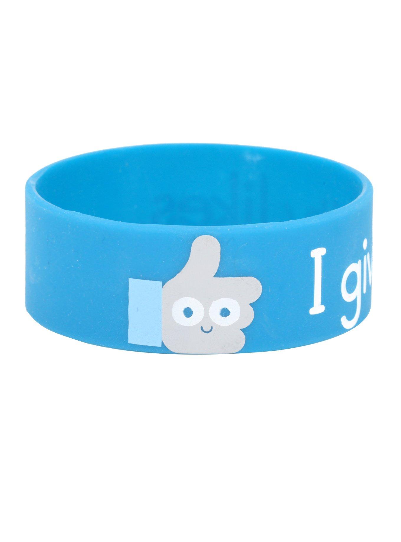 I Give Pity Likes Rubber Bracelet, , hi-res