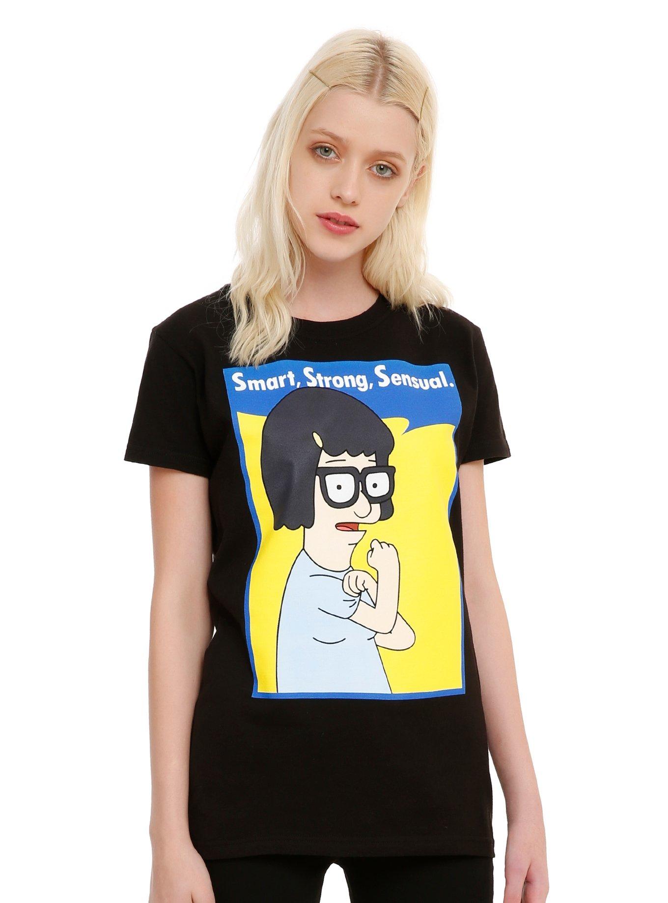 Bob's Burger Tina Smart Strong Sensual Girls T-Shirt, , hi-res