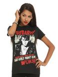 Cry-Baby Bad Girls Want Him Worse Girls T-Shirt, , hi-res