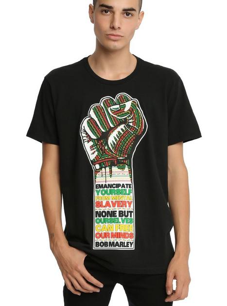 Bob Marley Fist T-Shirt | Hot Topic