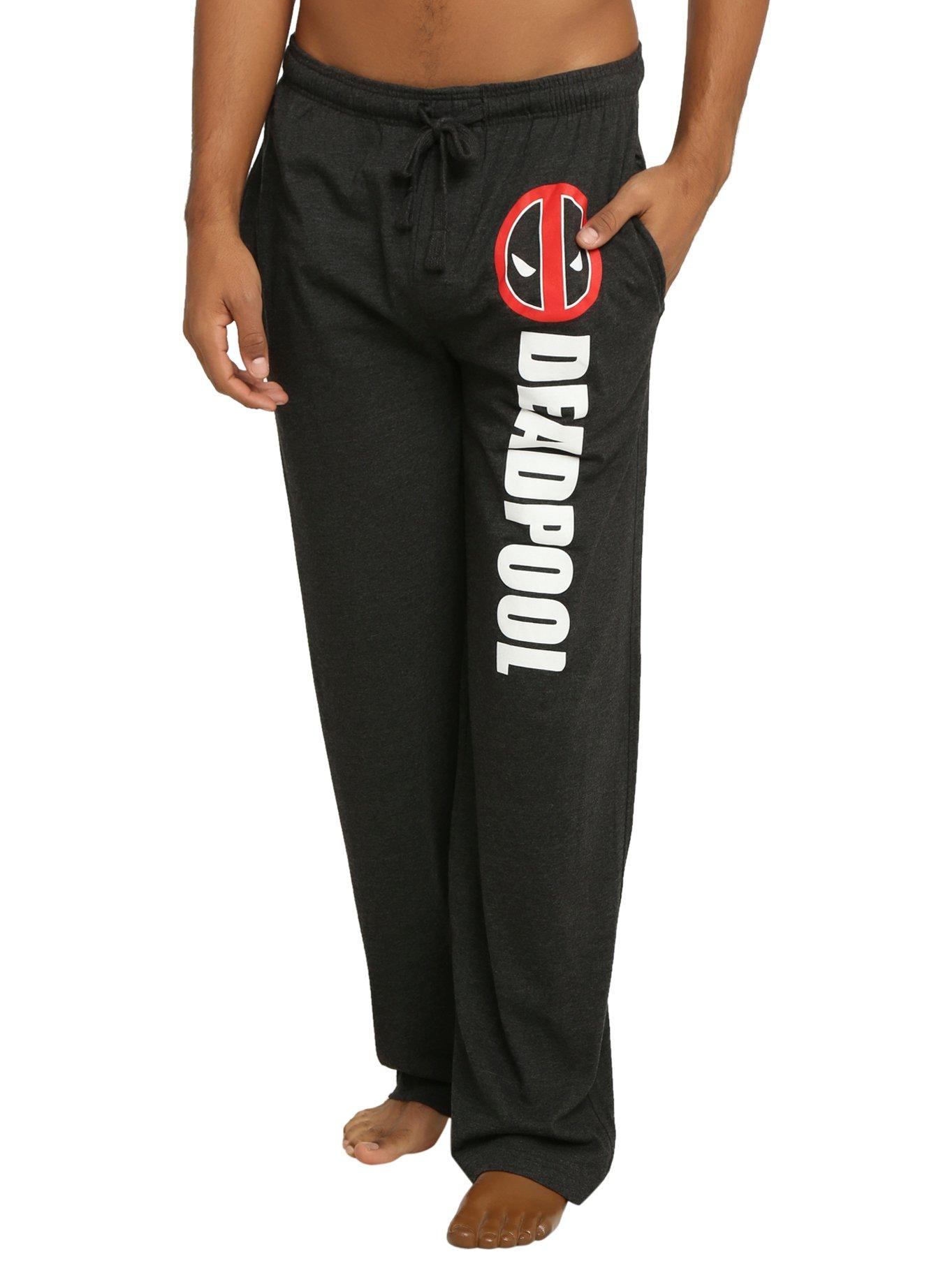 Marvel Deadpool Guys Pajama Pants, BLACK, hi-res