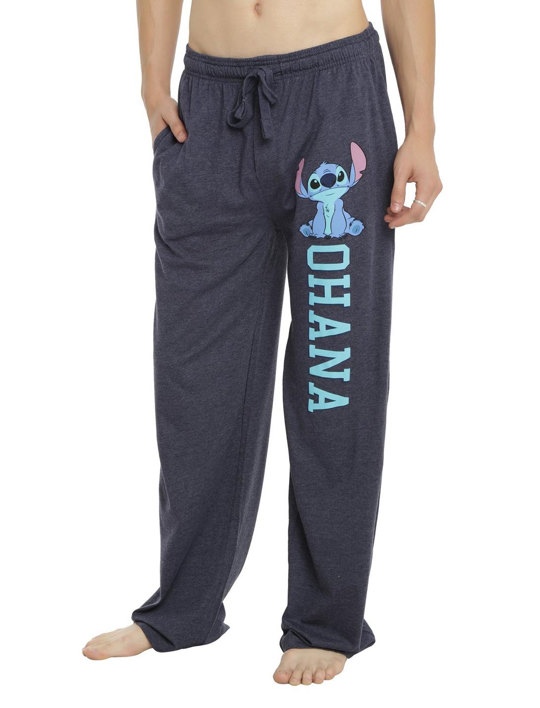 Disney Lilo & Stitch Ohana Guys Pajama Pants, BLUE, hi-res