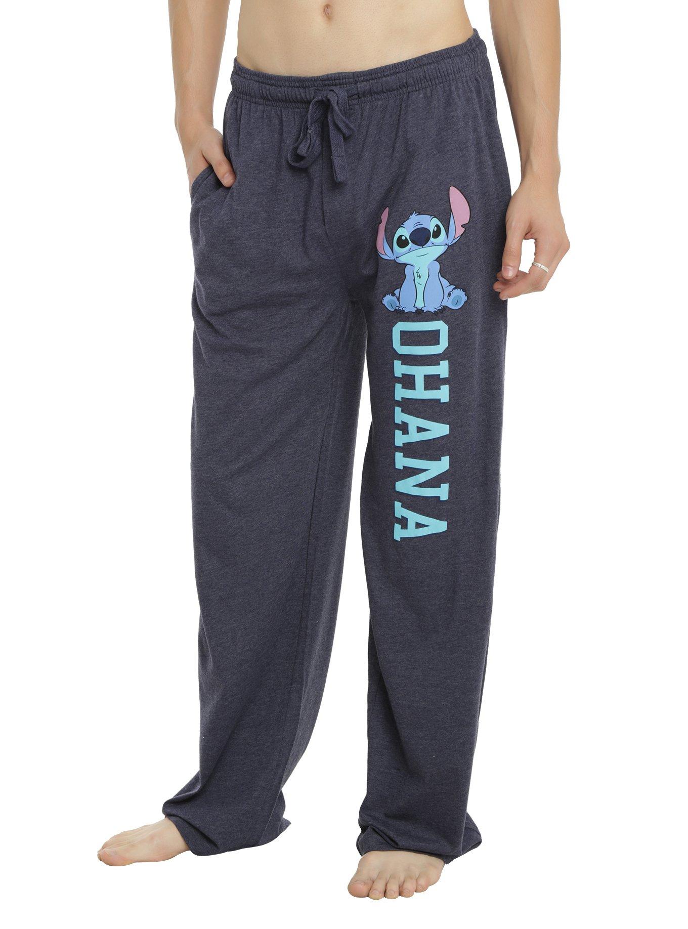 Disney Lilo & Stitch Ohana Guys Pajama Pants, BLUE, hi-res
