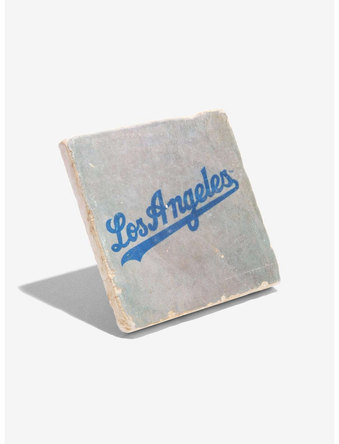 MLB Gray Los Angeles Dodgers Baseball Marble Coaster, , hi-res