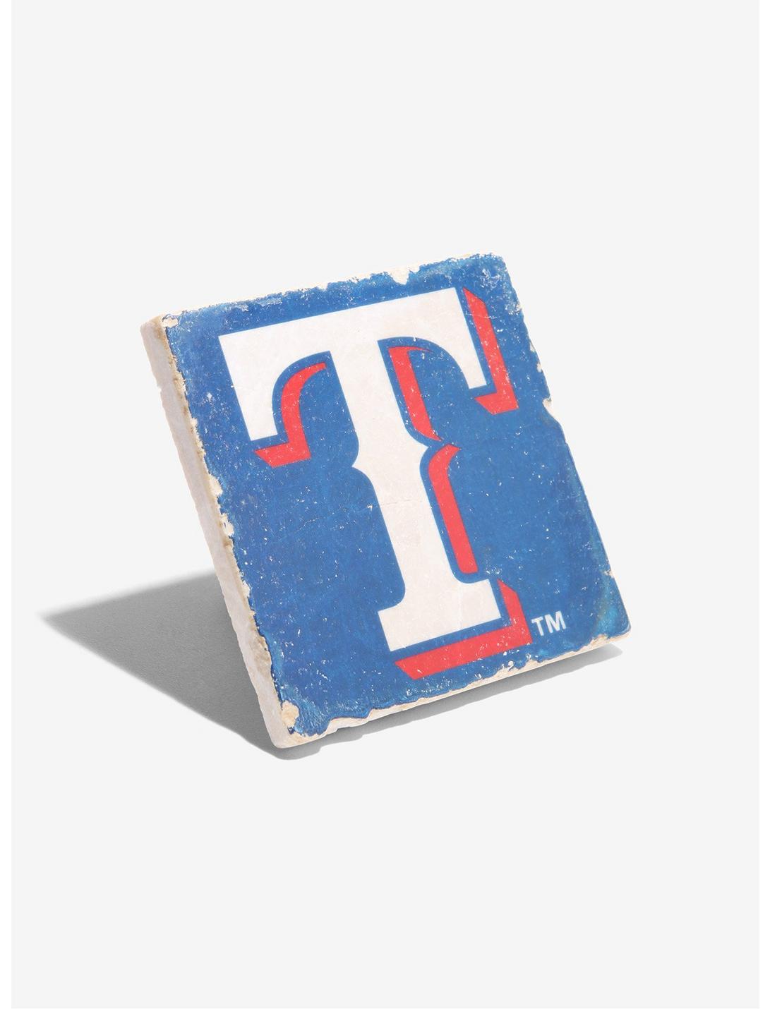 MLB Texas Rangers Blue Italian Marble Coaster, , hi-res
