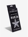 Ninja Black Wood Pencils 12 Pack, , hi-res