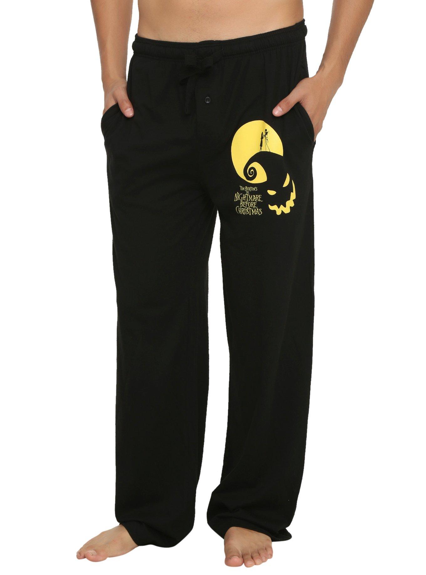 The Nightmare Before Christmas Moon Logo Guys Pajama Pants, , hi-res