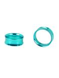Steel Teal Thick Wall Tunnel Plug 2 Pack, , hi-res