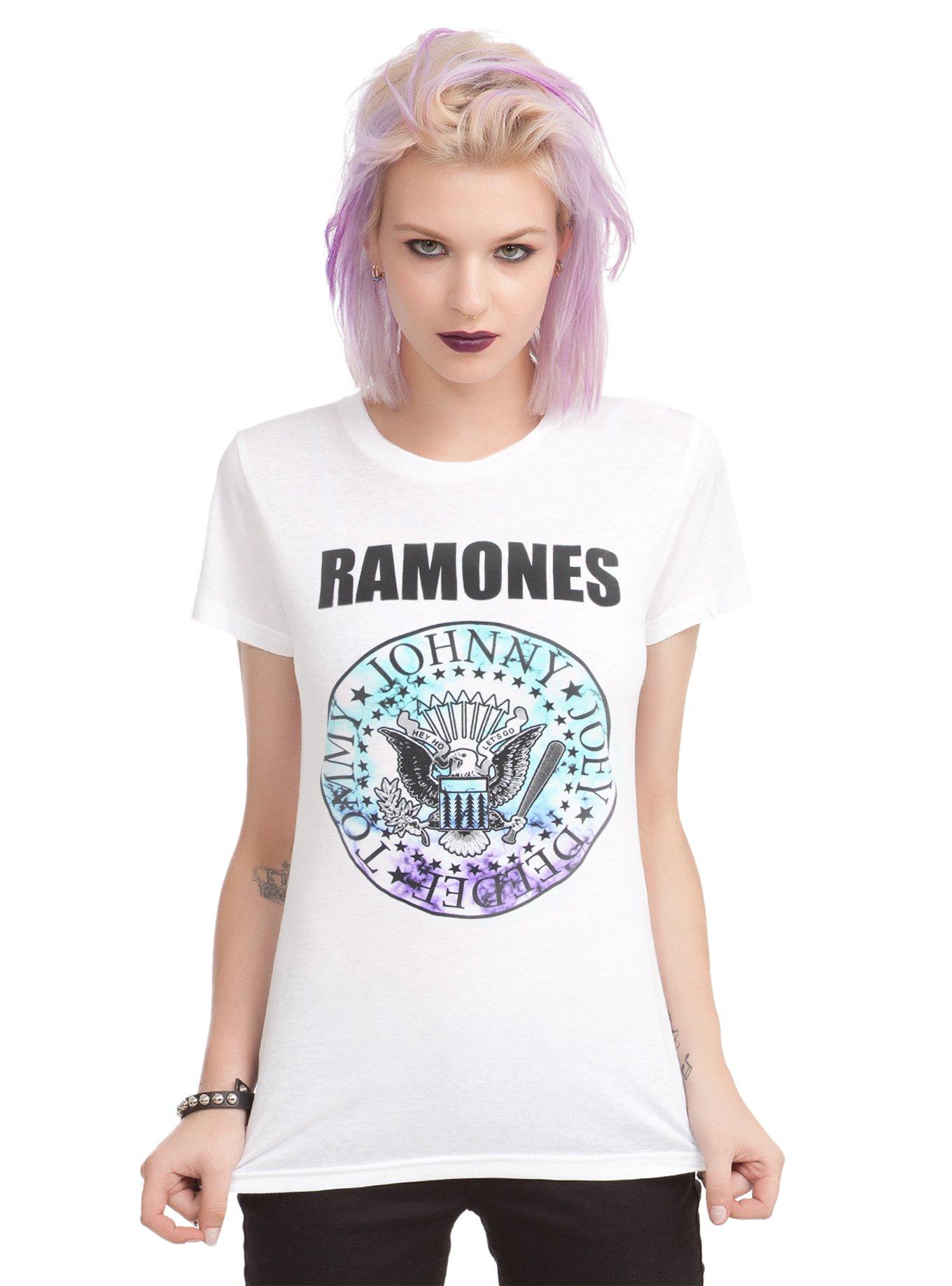 Ramones Tie Dye Seal Girls T-Shirt, , hi-res