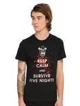 Five Nights At Freddy's Keep Calm T-Shirt, , hi-res
