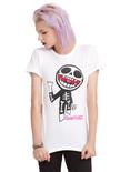 Gorillaz Skeleton Girls T-Shirt, WHITE, hi-res