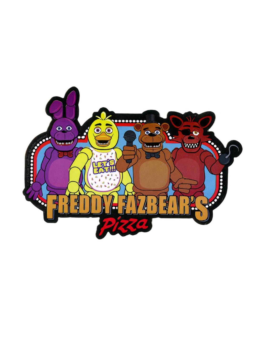 Five Nights At Freddy’s Group Sticker, , hi-res