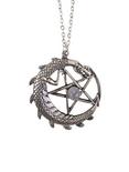 Dragon Pentagram Necklace, , hi-res