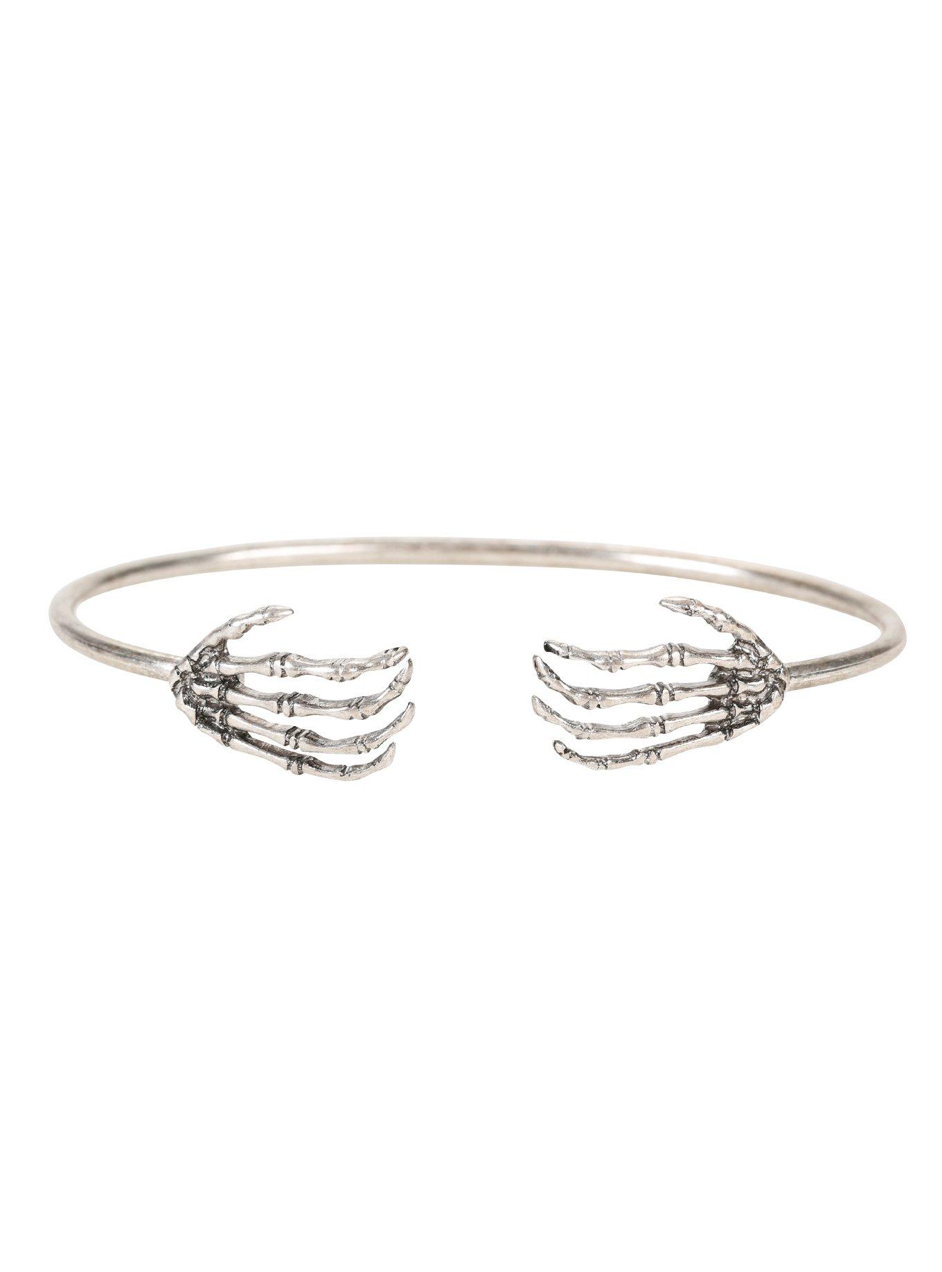 Skeleton Hands Cuff Bracelet, , hi-res