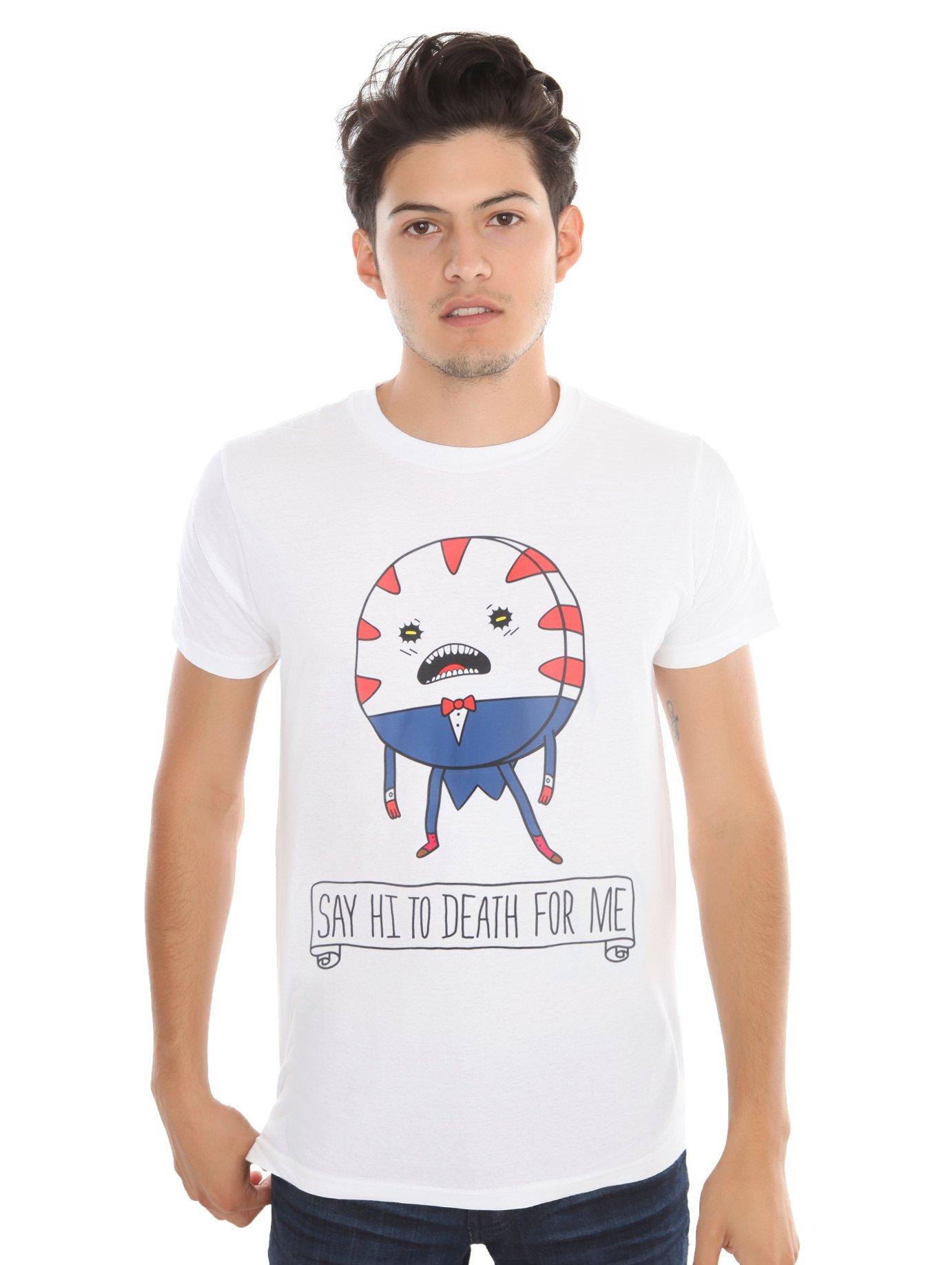 Adventure Time Peppermint Butler Say Hi To Death T-Shirt, , hi-res