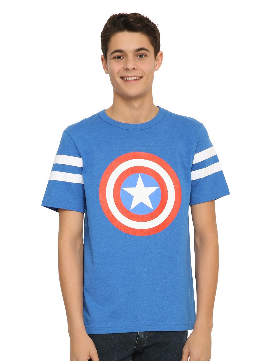 Marvel Captain America Shield Logo Athletic T-Shirt, , hi-res