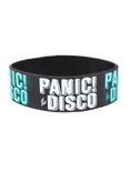 Panic! At The Disco Logo Repeat Rubber Bracelet, , hi-res