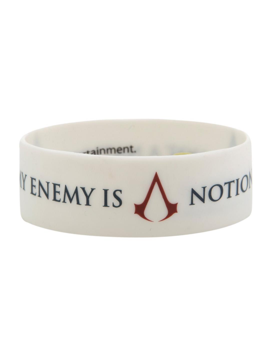 Assassin's Creed Notion Not Nation Rubber Bracelet, , hi-res