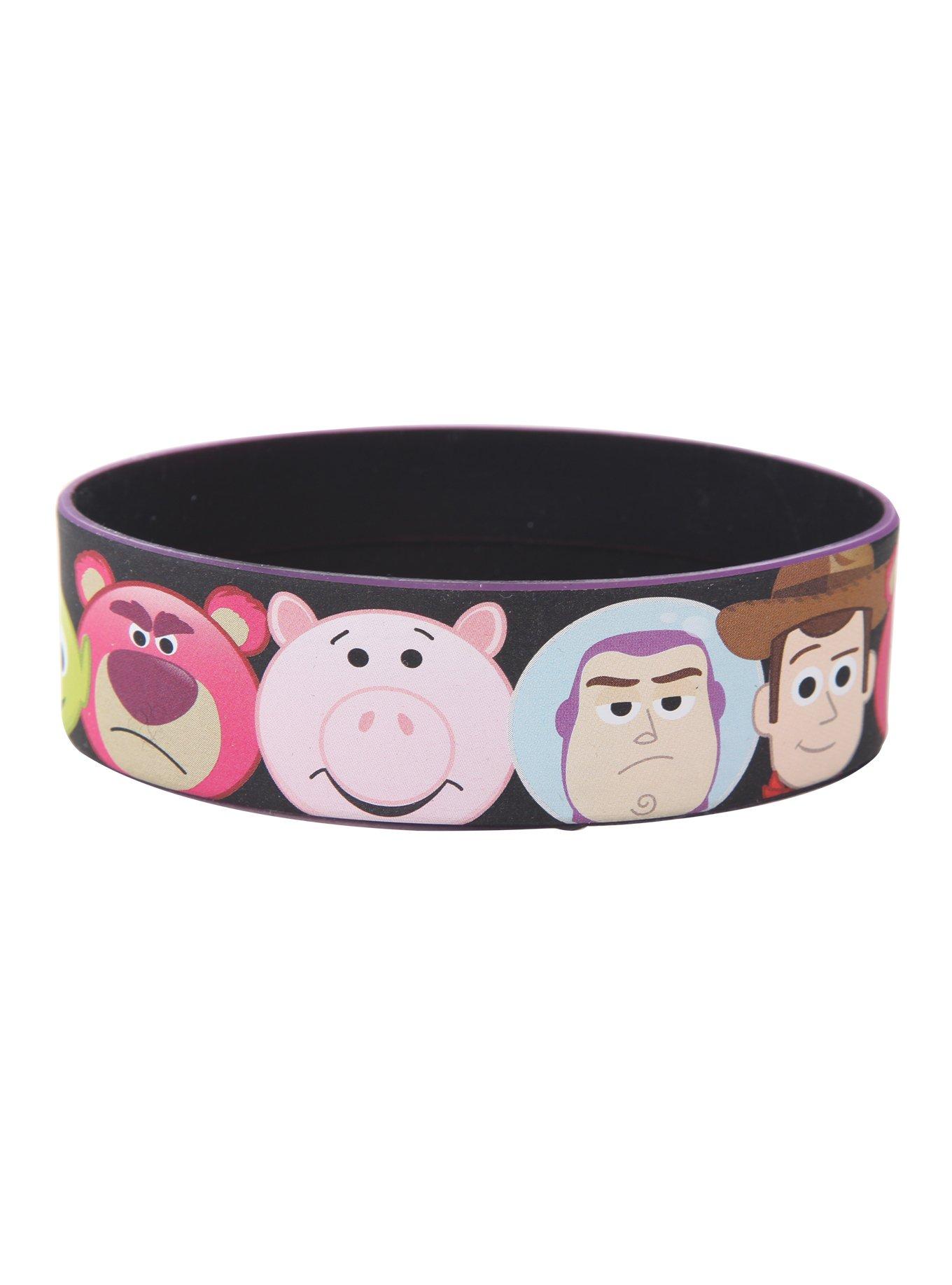 Disney Toy Story Character Faces Rubber Bracelet, , hi-res