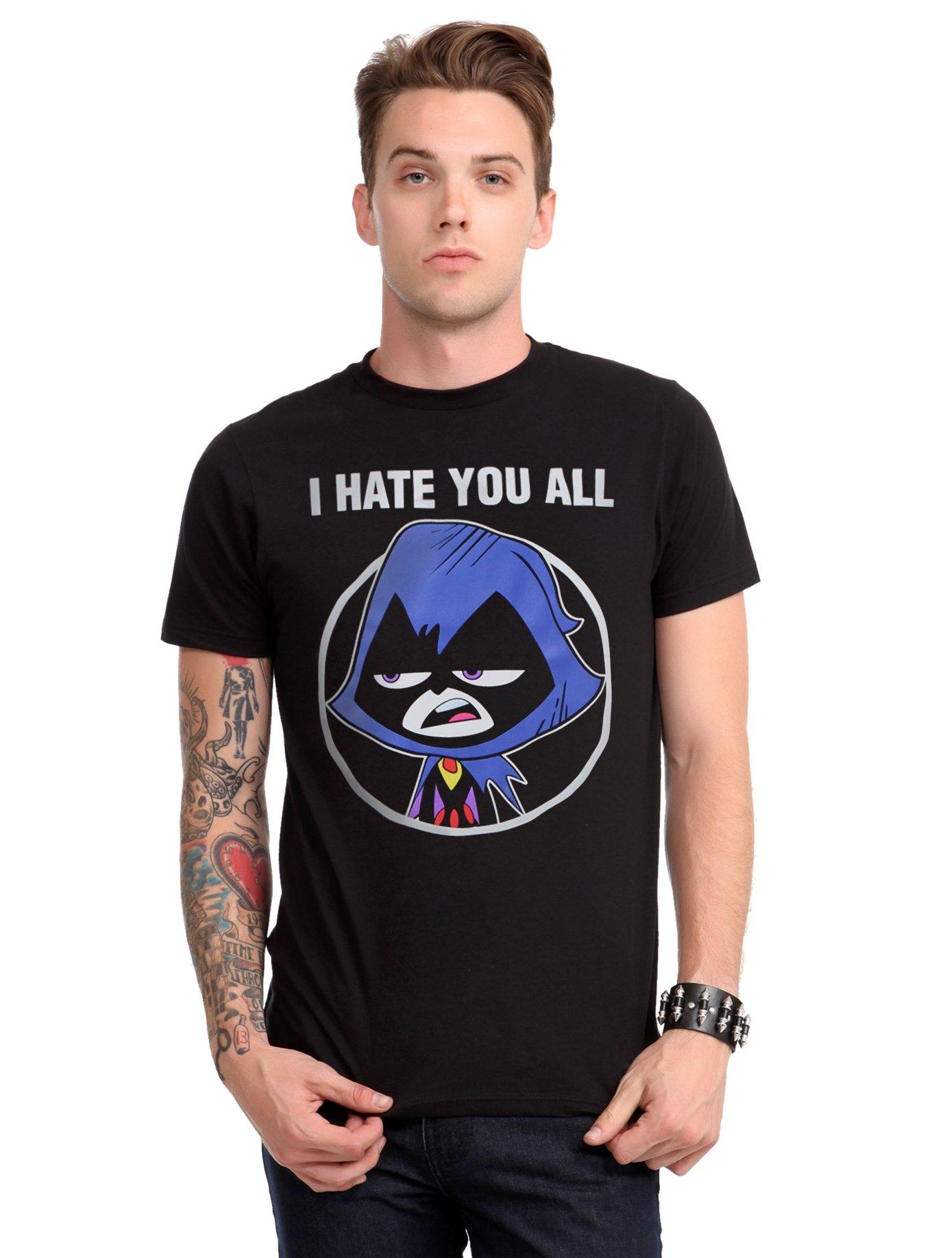 DC Comics Teen Titans Raven I Hate You All T-Shirt, , hi-res