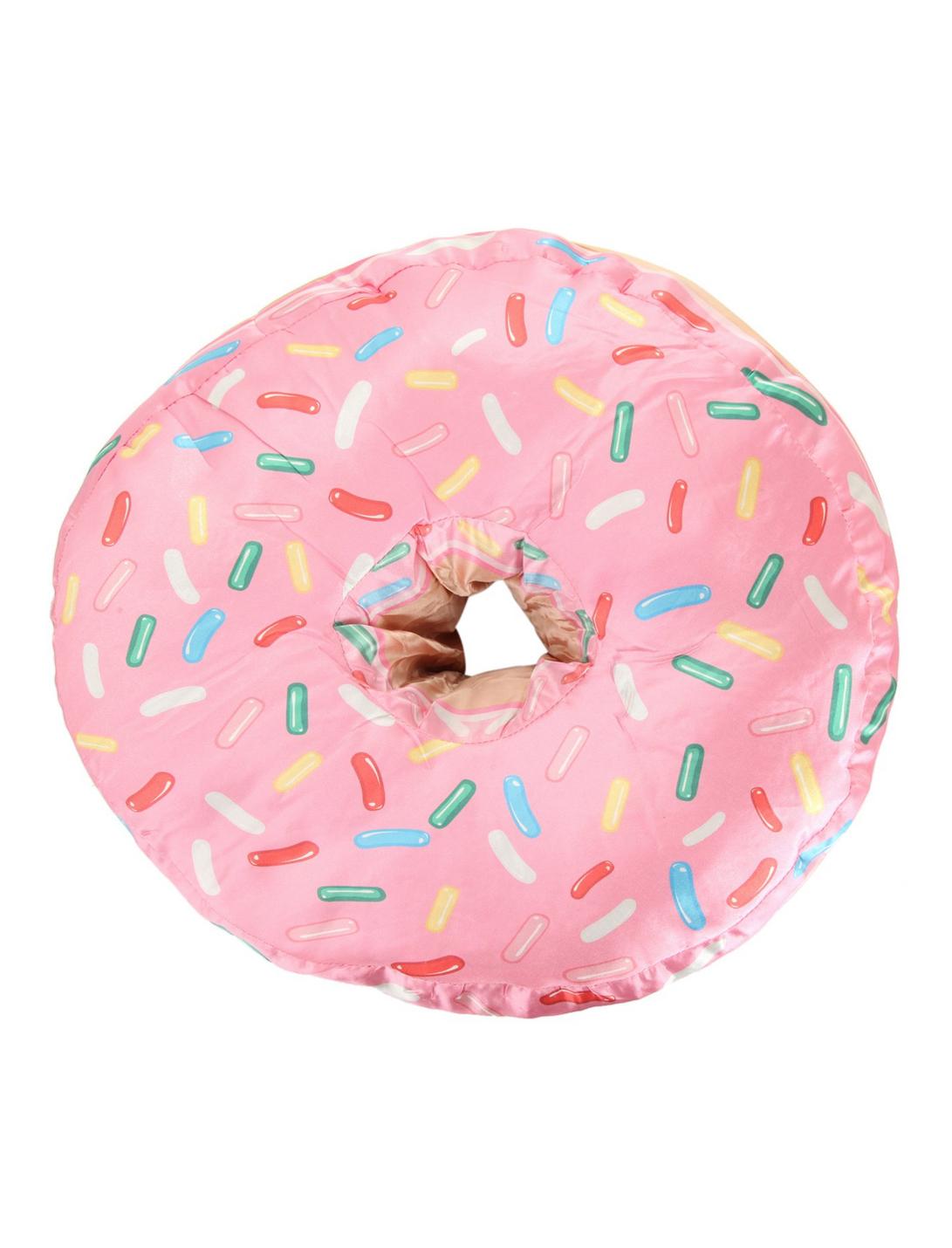 Pink Donut Pillow, , hi-res