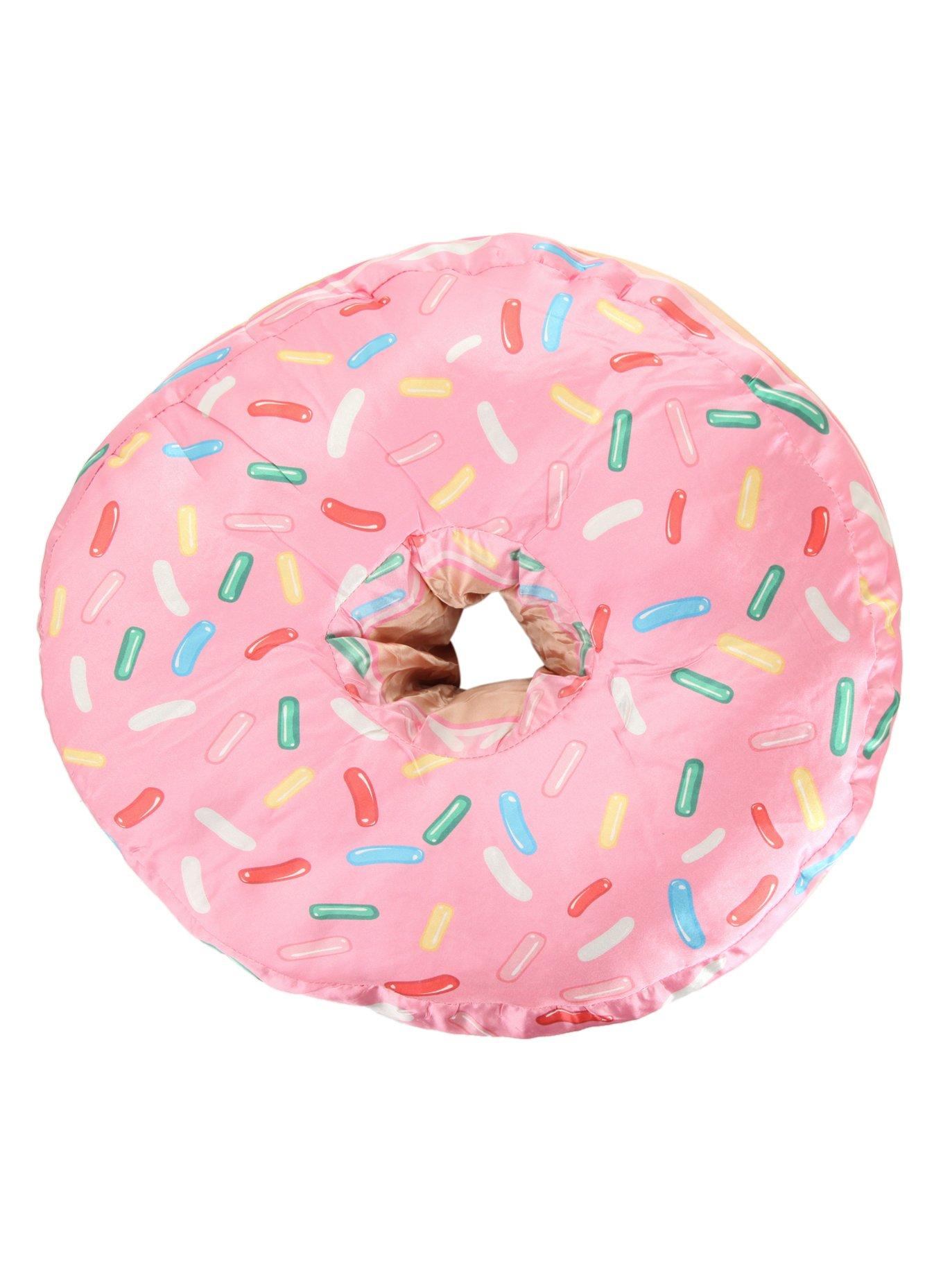 Pink Donut Pillow, , hi-res