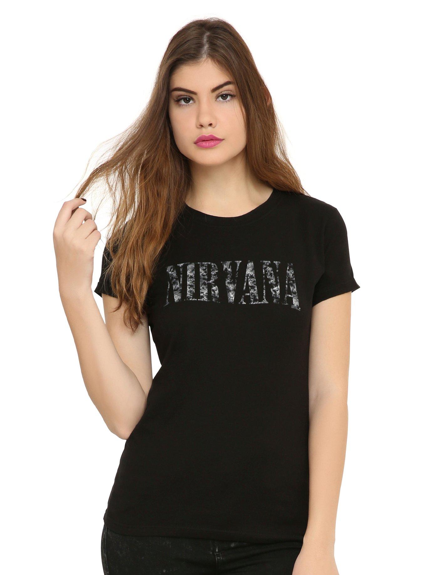 Nirvana Tie Dye Logo Girls T-Shirt | Hot Topic