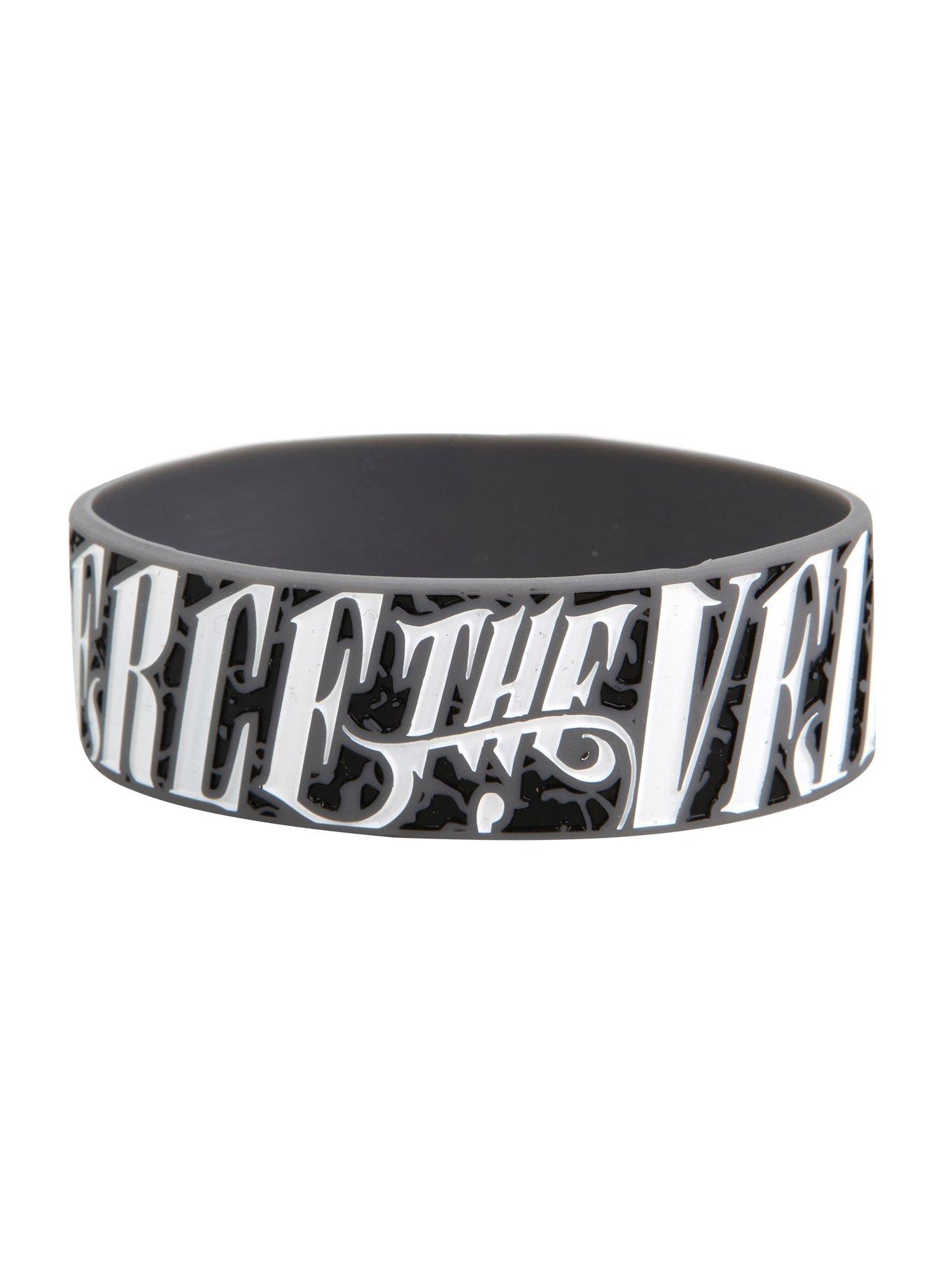 Pierce The Veil Logo Rubber Bracelet, , hi-res