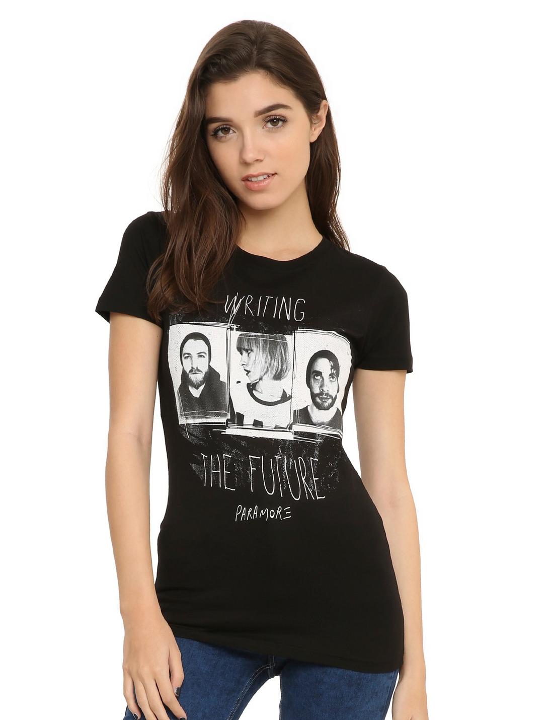 Paramore Writing The Future Girls T-Shirt, BLACK, hi-res