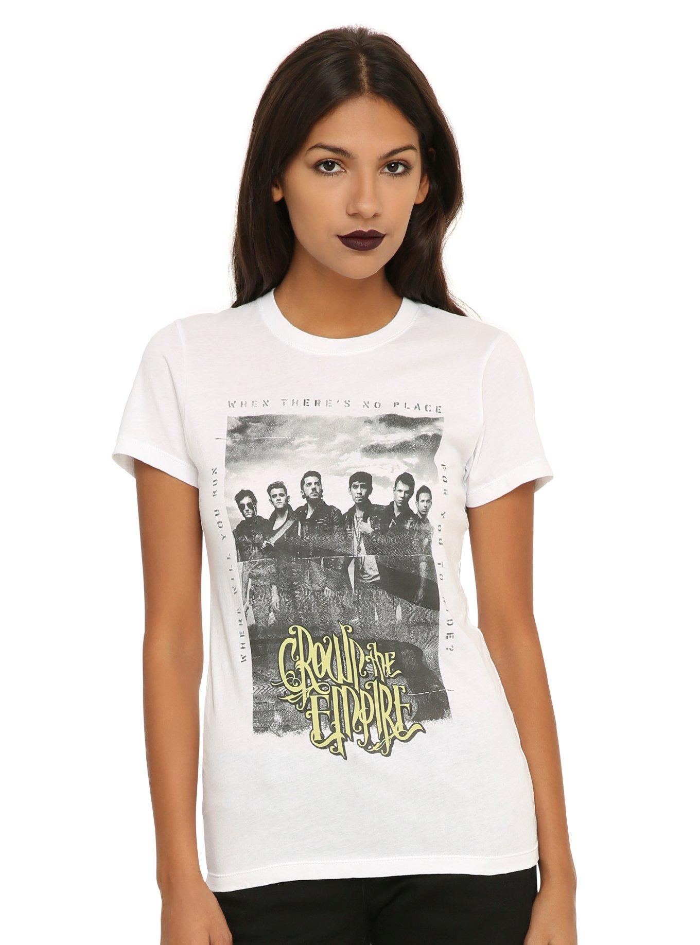 Crown The Empire Machines T-Shirt, WHITE, hi-res