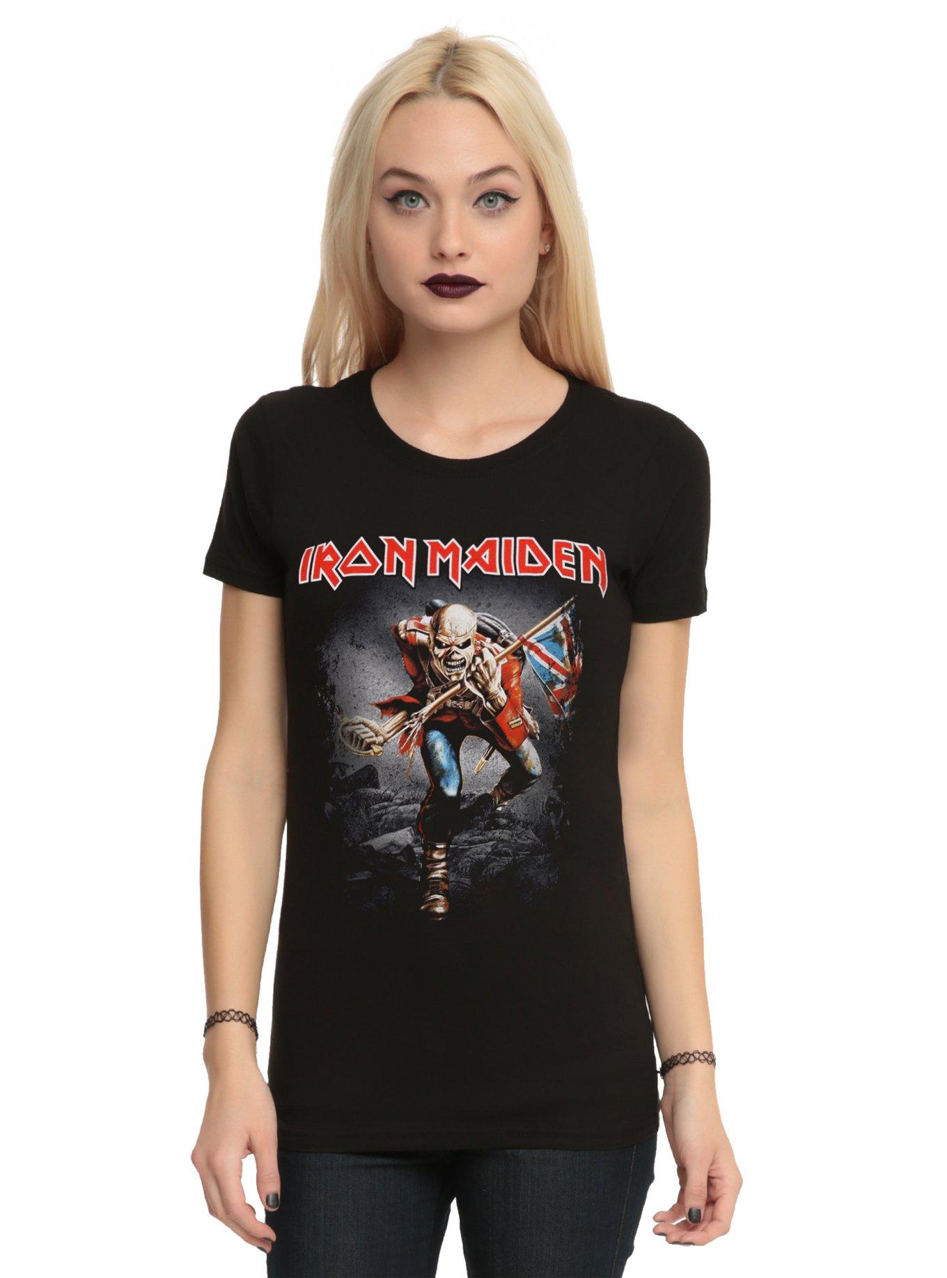 Iron Maiden The Trooper Girls T-Shirt | Hot Topic