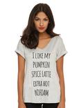 Scream Queens Pumpkin Spice Latte Girls T-Shirt, , hi-res