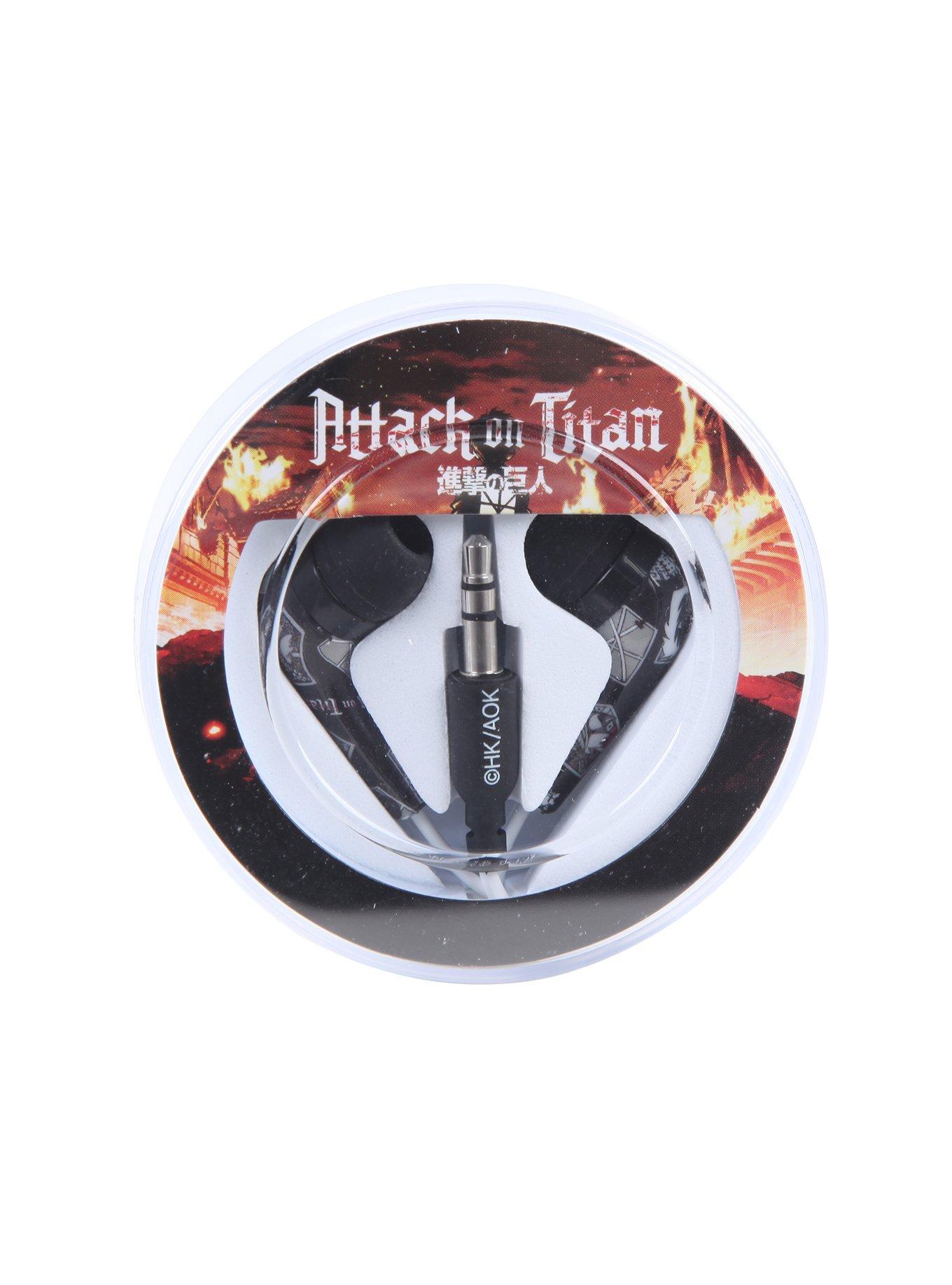 Attack On Titan Shield Earbuds, , hi-res view 1