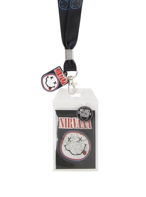 Nirvana Smiley Lanyard | Hot Topic