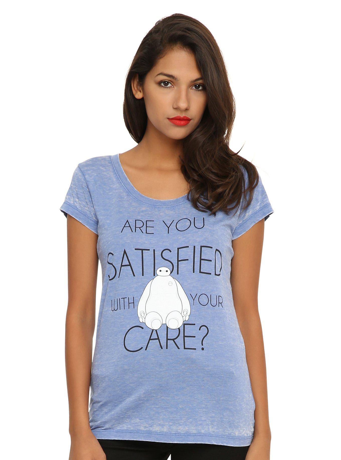 Disney Big Hero 6 Baymax Are You Satisfied Girls T-Shirt, , hi-res