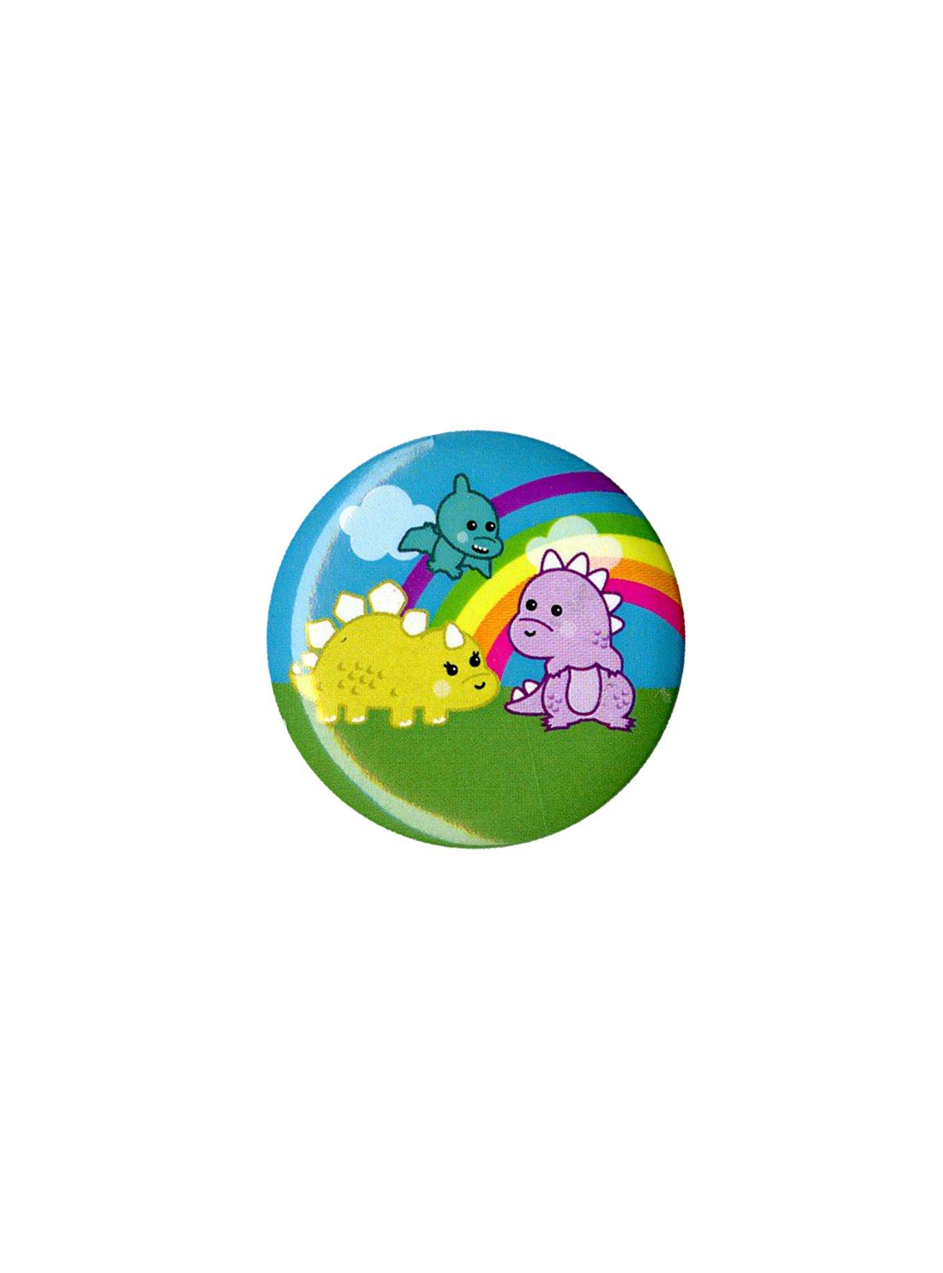Loungefly Kawaii Dinosaur Rainbow Pin, , hi-res