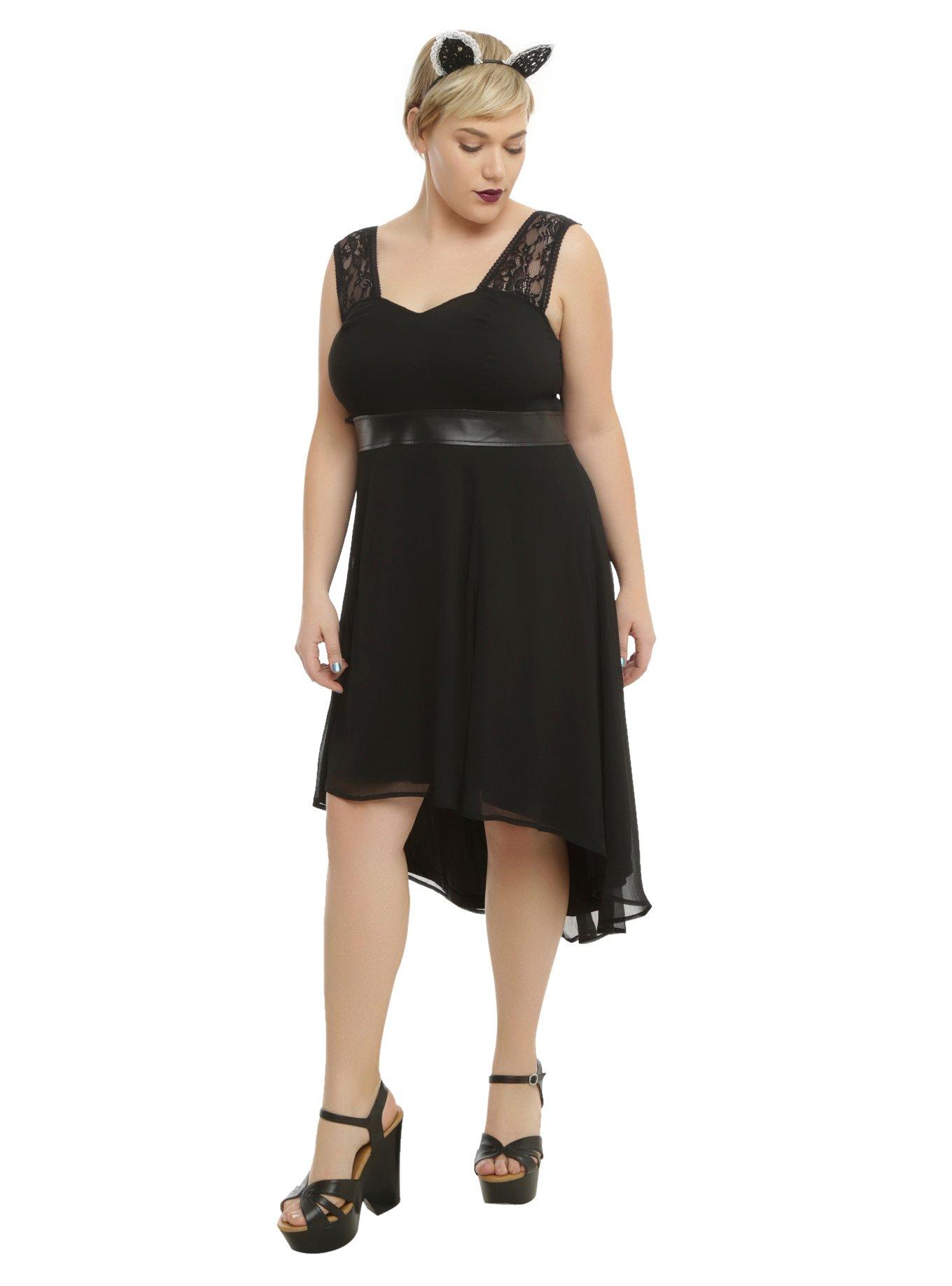 Tripp Black Hi-Low Dress Plus Size | Hot Topic
