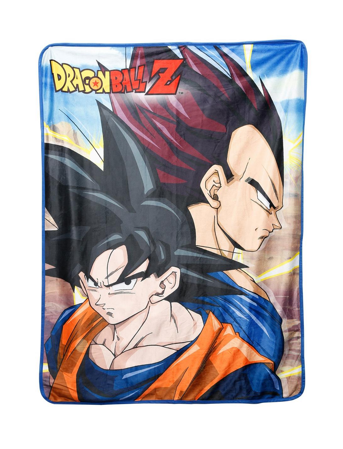 Dragon Ball Z Vegeta & Goku Throw Blanket, , hi-res
