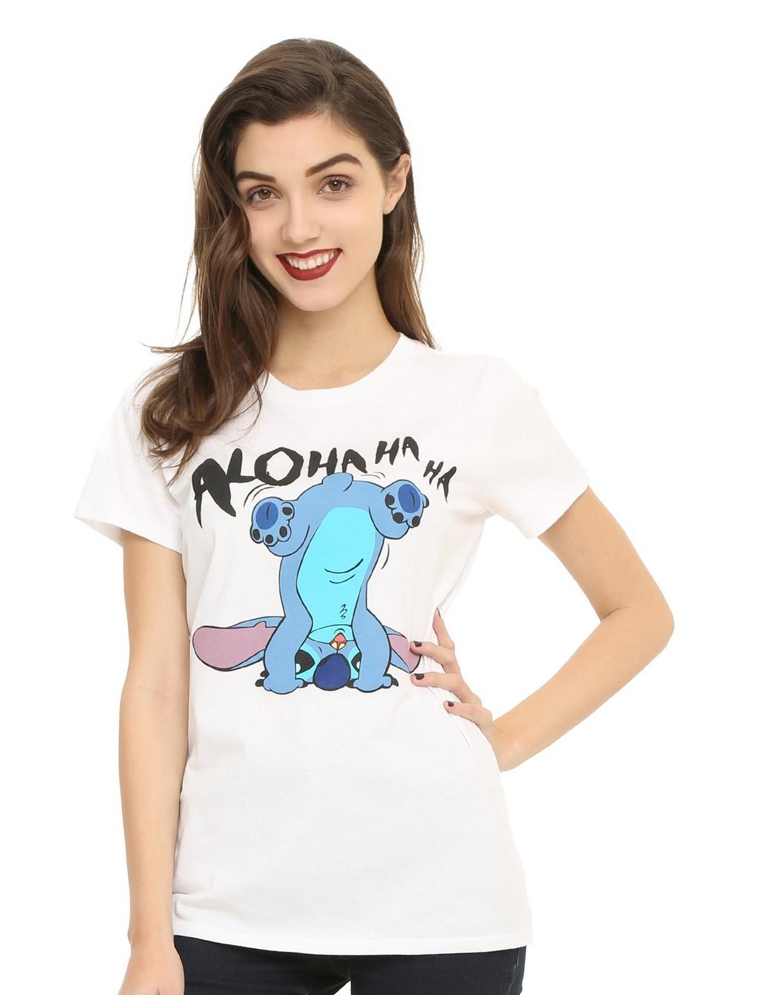 Disney Lilo & Stitch Aloha Ha Ha Girls T-Shirt, , hi-res