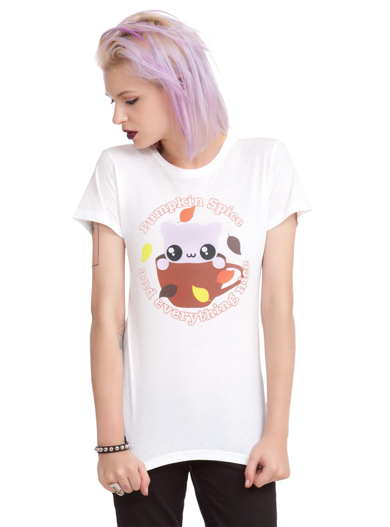 Pumpkin Spice Everything Nice Girls T-Shirt, , hi-res