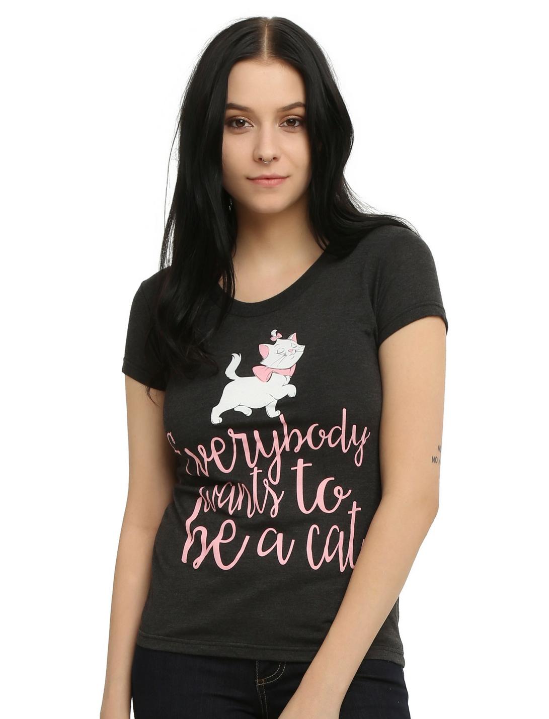 Disney The Aristocats Everybody Wants To Be A Cat Girls T-Shirt, , hi-res