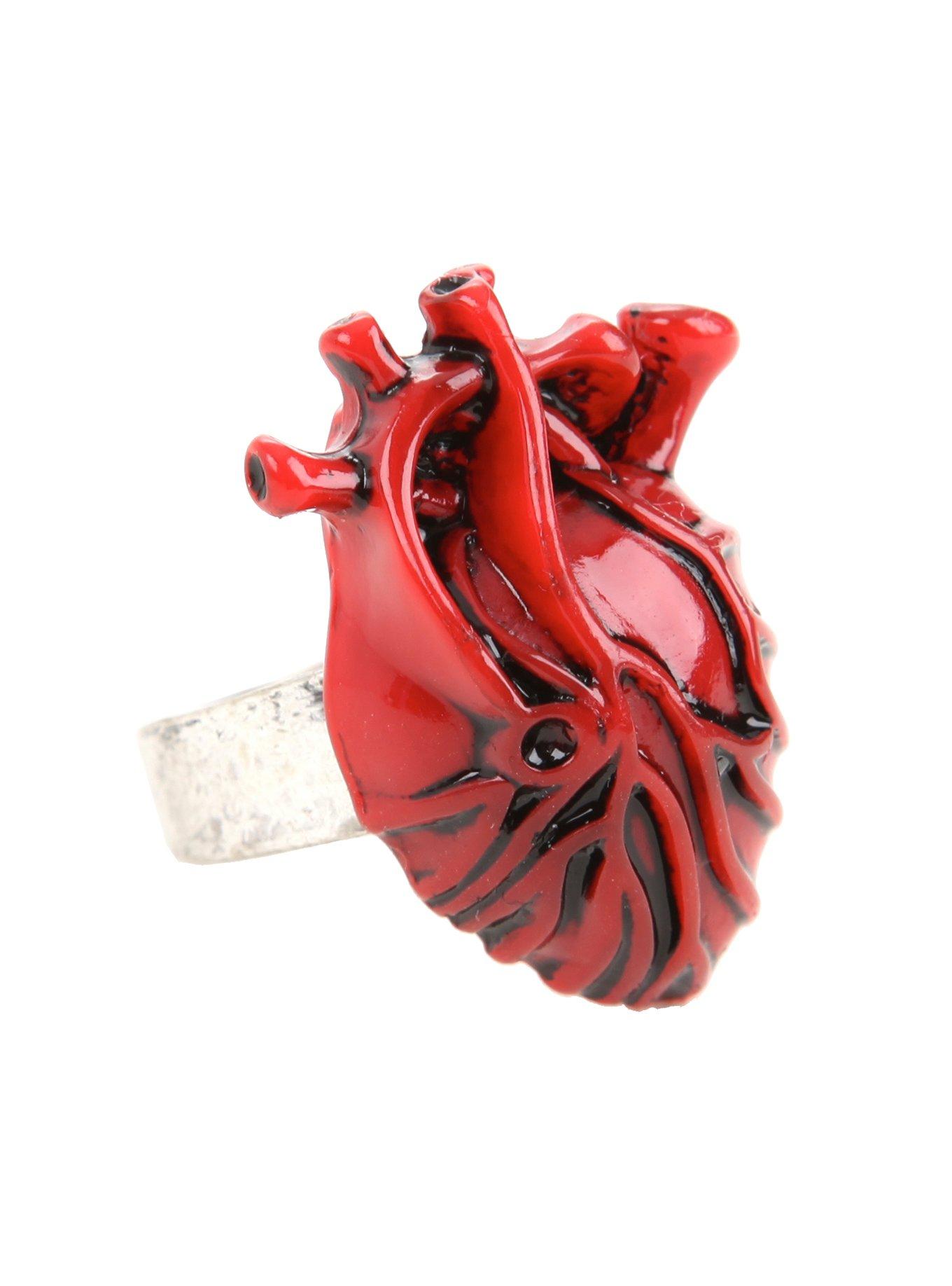Anatomical Heart Ring, , hi-res