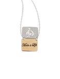 Music Is Life Book Cutout Necklace, , hi-res