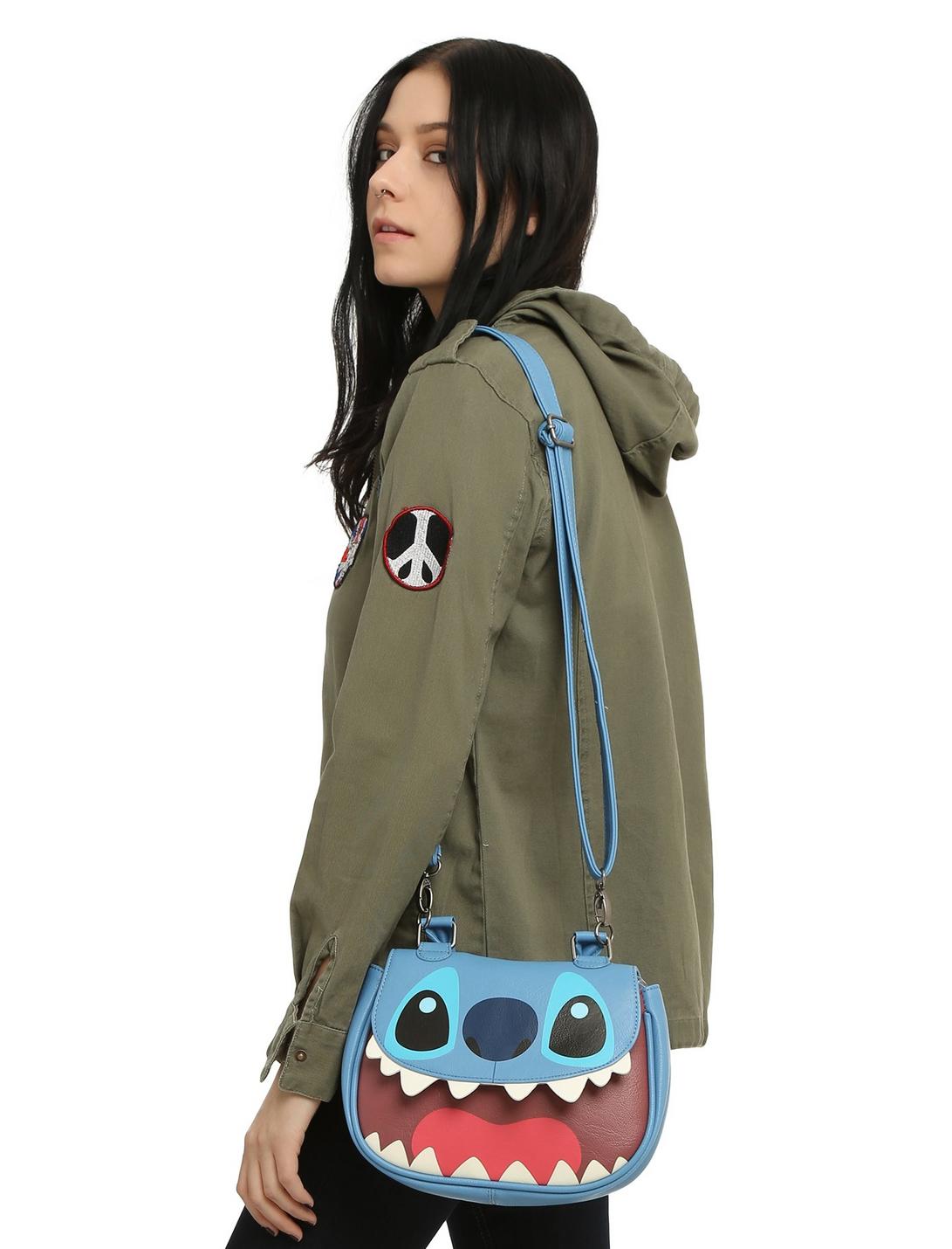 Disney Lilo & Stitch Face Crossbody Bag, , hi-res